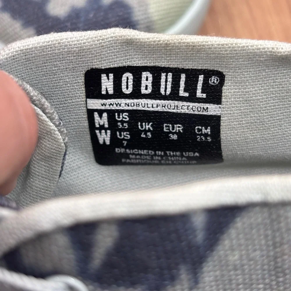 NOBULL High Top Canvas Trainers Women 7 Tie Dye Athletic Sneakers‎